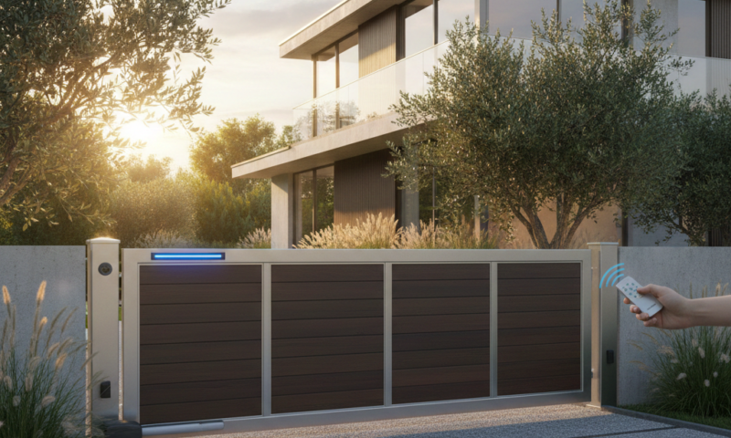 Utiliser le zoom optique pour surveiller un portail éloigné