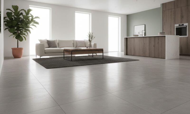 Imitation carrelage béton ciré : style industriel facile