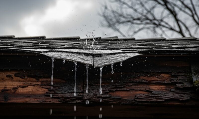 Faîtage qui fuit : infiltration au sommet