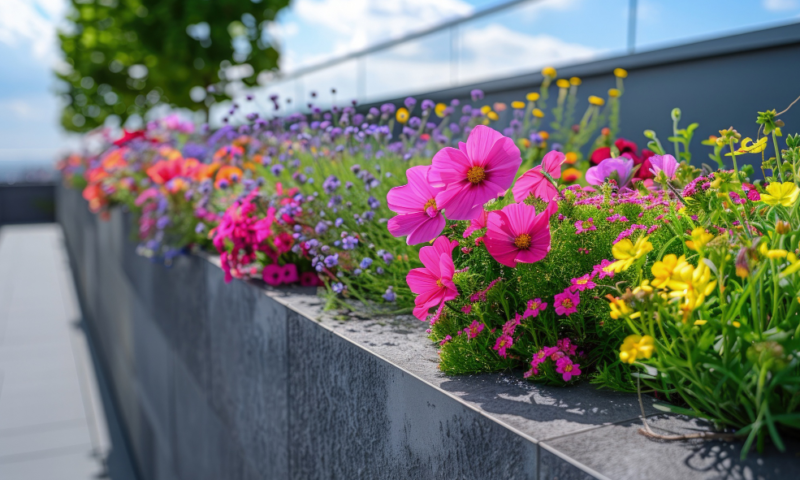 Massif de fleurs sauvages et champêtres: la tendance « jardin de curé » revisitée