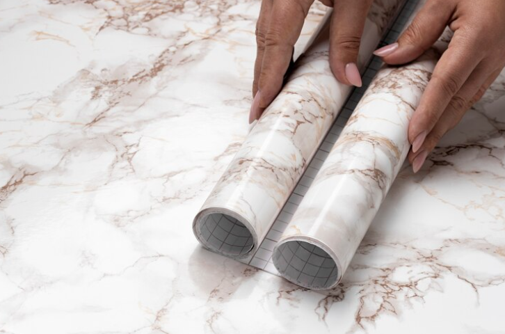 Vinyle rouleau pièce humide : zéro joint, zéro fuite