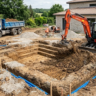 Terrassement piscine : Raccorder le drainage périphérique au réseau pluvial