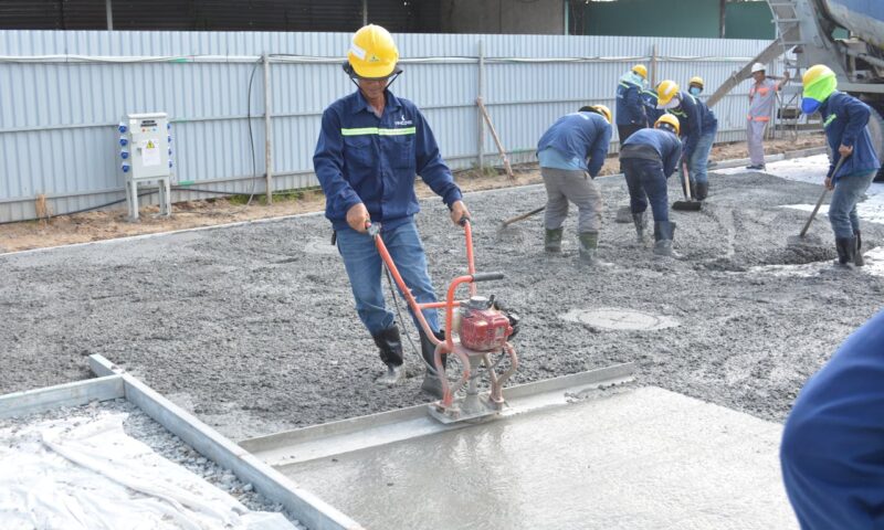 Dalle béton active : le stockage de calories dans la masse