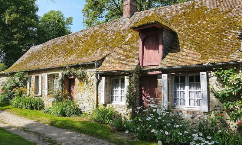 Démoussage de toiture : Nettoyer les rives à la brosse dure