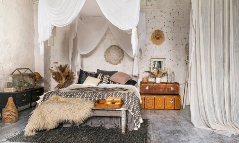 La chambre bohème chic : un cocon de douceur et de personnalité